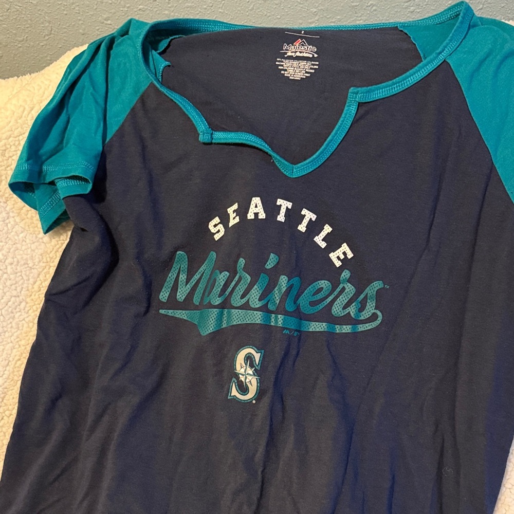 Torrid Navy and Teal Seattle Mariners Tee